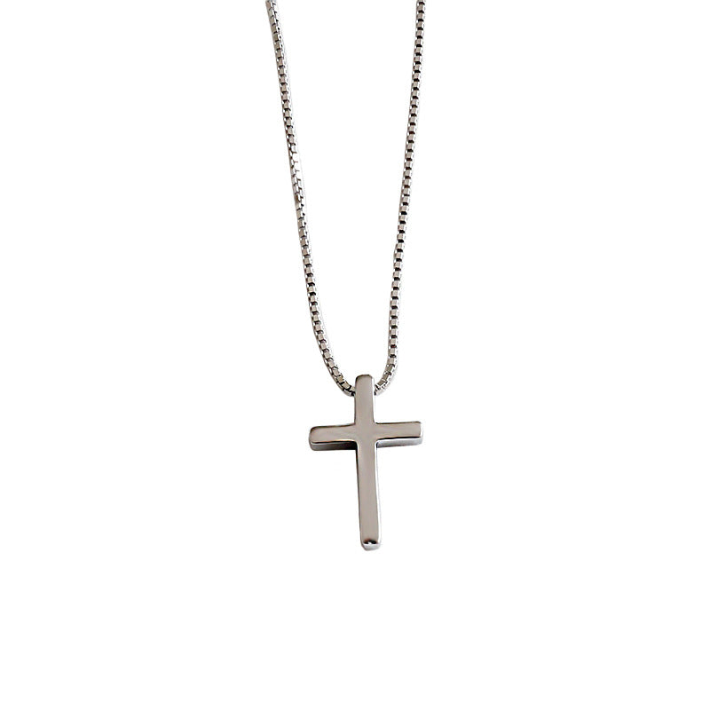 Classic Cross Casual 925 Sterling Silver Necklace