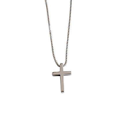 Classic Cross Casual 925 Sterling Silver Necklace