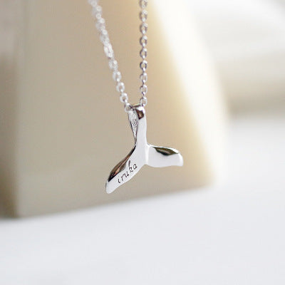 Dolphin Tail 925 Sterling Silver Necklace