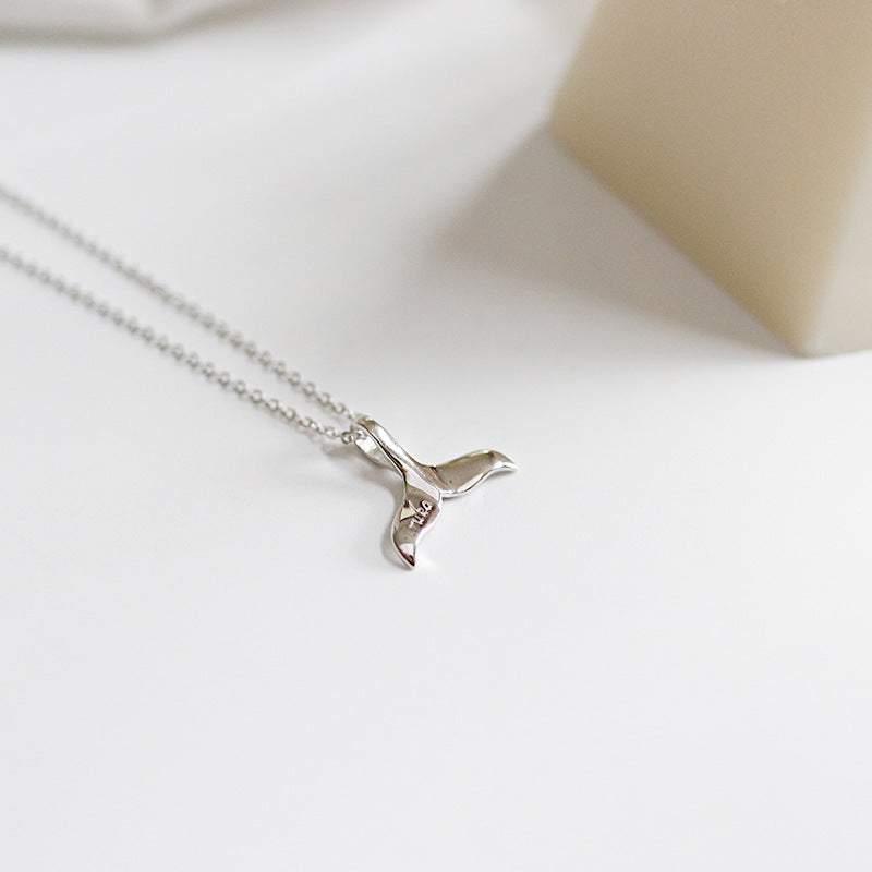 Dolphin Tail 925 Sterling Silver Necklace