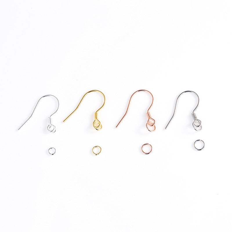 Simple Round Loops 925 Sterling Silver DIY Connectors