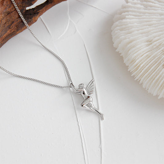 Guardian Angel 925 Sterling Silver Necklace