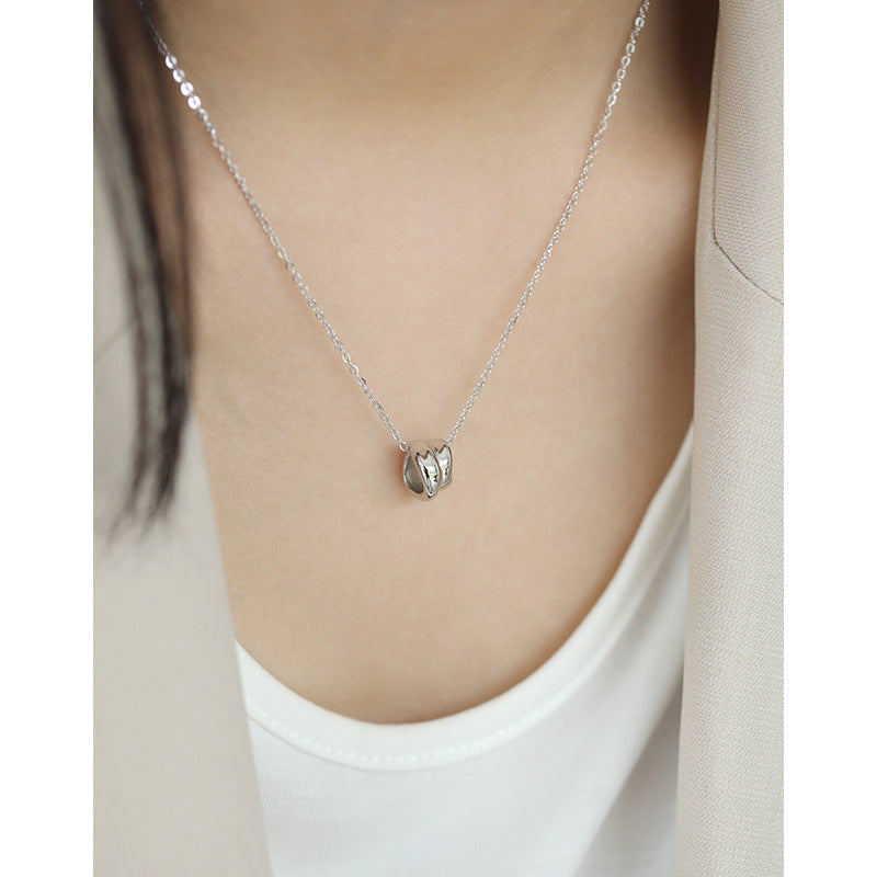 Cute Mini Conch 925 Sterling Silver Necklace